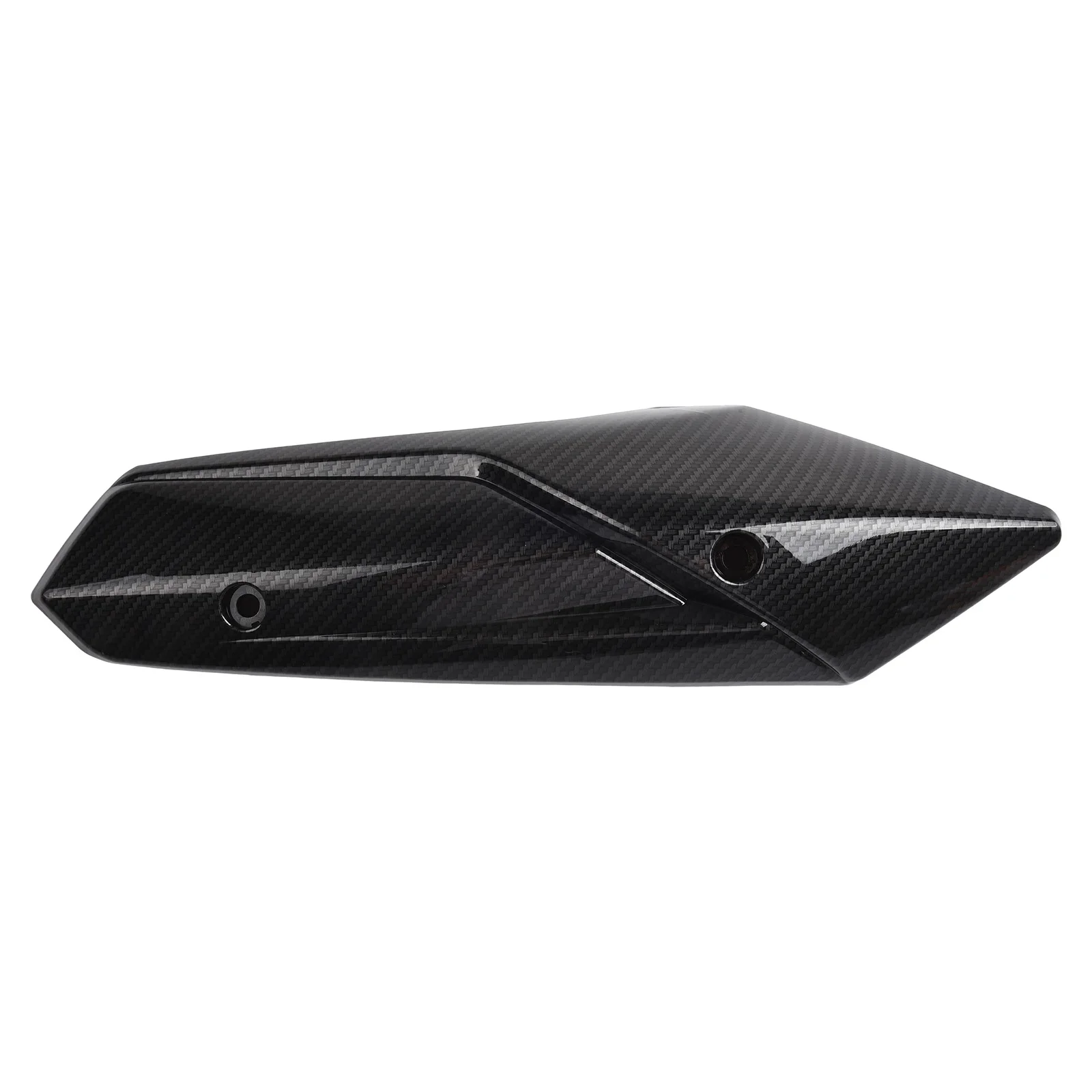 MIO I125 Exhaust Carbon Fiber Black Heat Shield Cover ABS Plastic Construction Direct Fit Installation Motorcycle Modification