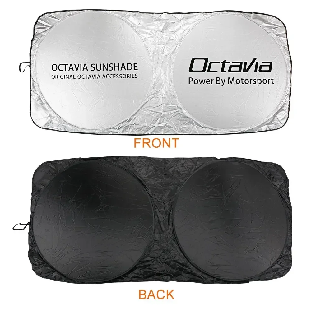 For Skoda Citigo Fabia Kamiq Karoq Kodiaq Octavia Rapid Roomster Scala Car Windshield Sunshades Cover Superb Auto Accessories