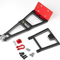 RC Tow Truck Winch Stent Wrecker Kit for 1/10 RC Crawler and Trailer Replace Sturdy RC Accessory Truck Tow Crane Arm Wrecker Kit