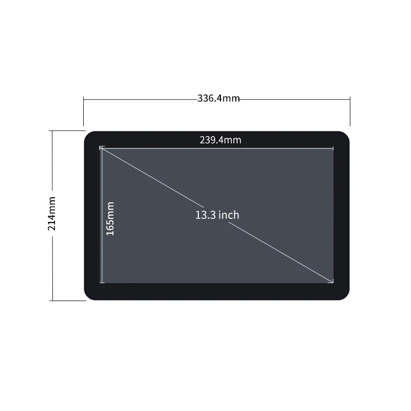 7 8 9.7 10 12 13 14 15 17 18 19 Inches Capacitive Touchscreen HD LCD Touch Screen Monitor