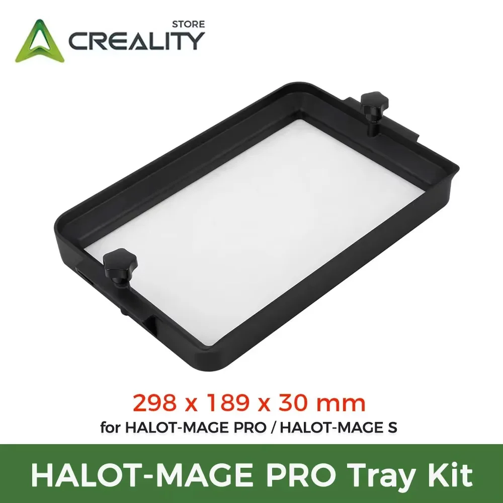 

Creality Original HALOT-MAGE PRO Tray Kit Black 0.3ACF Release Film 298×189×30mm for HALOT-MAGE PRO/ HALOT-MAGE S 3d Printer