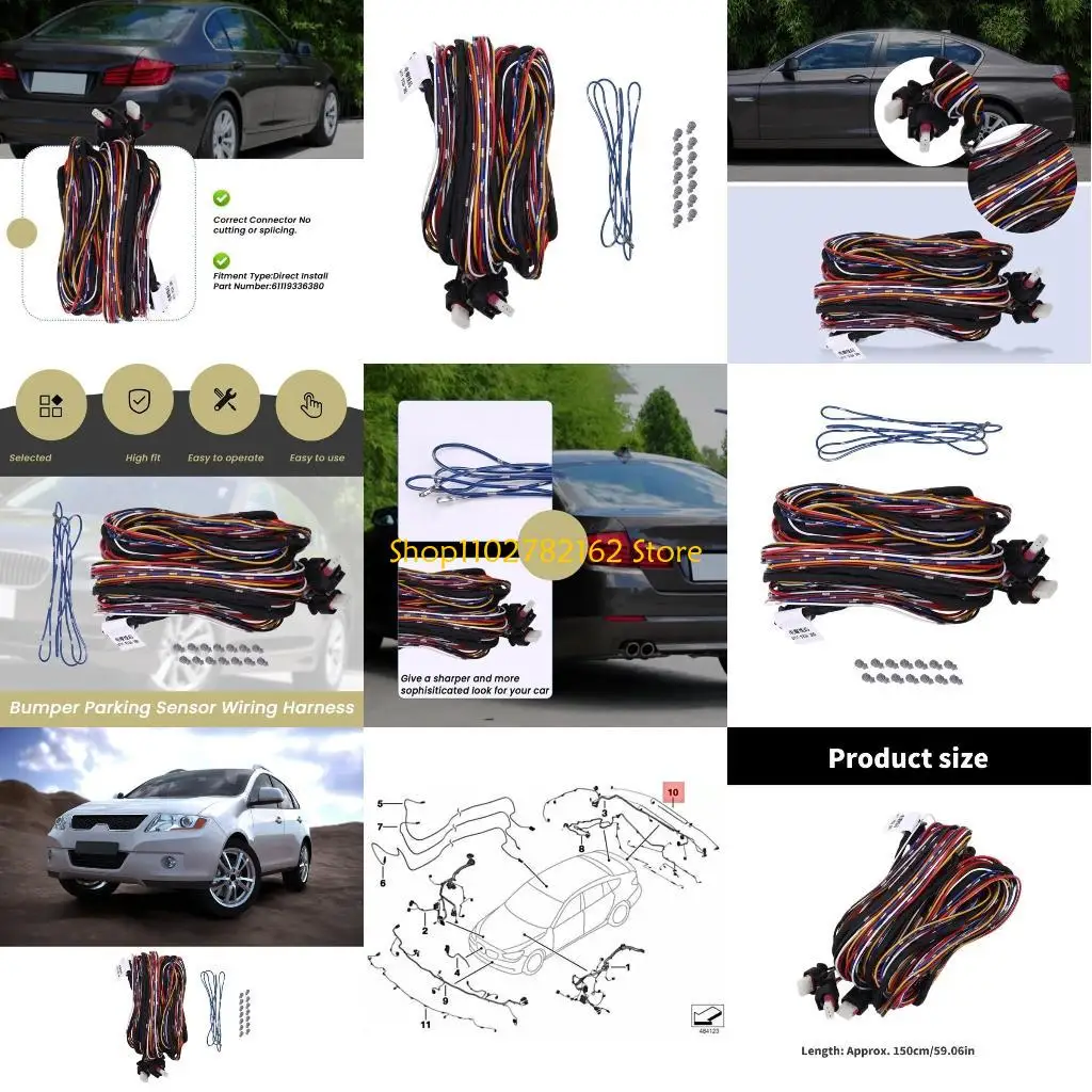 

547B 61119336380 for F10 F12 Rear Bumper Parking Assist Cable Replacement