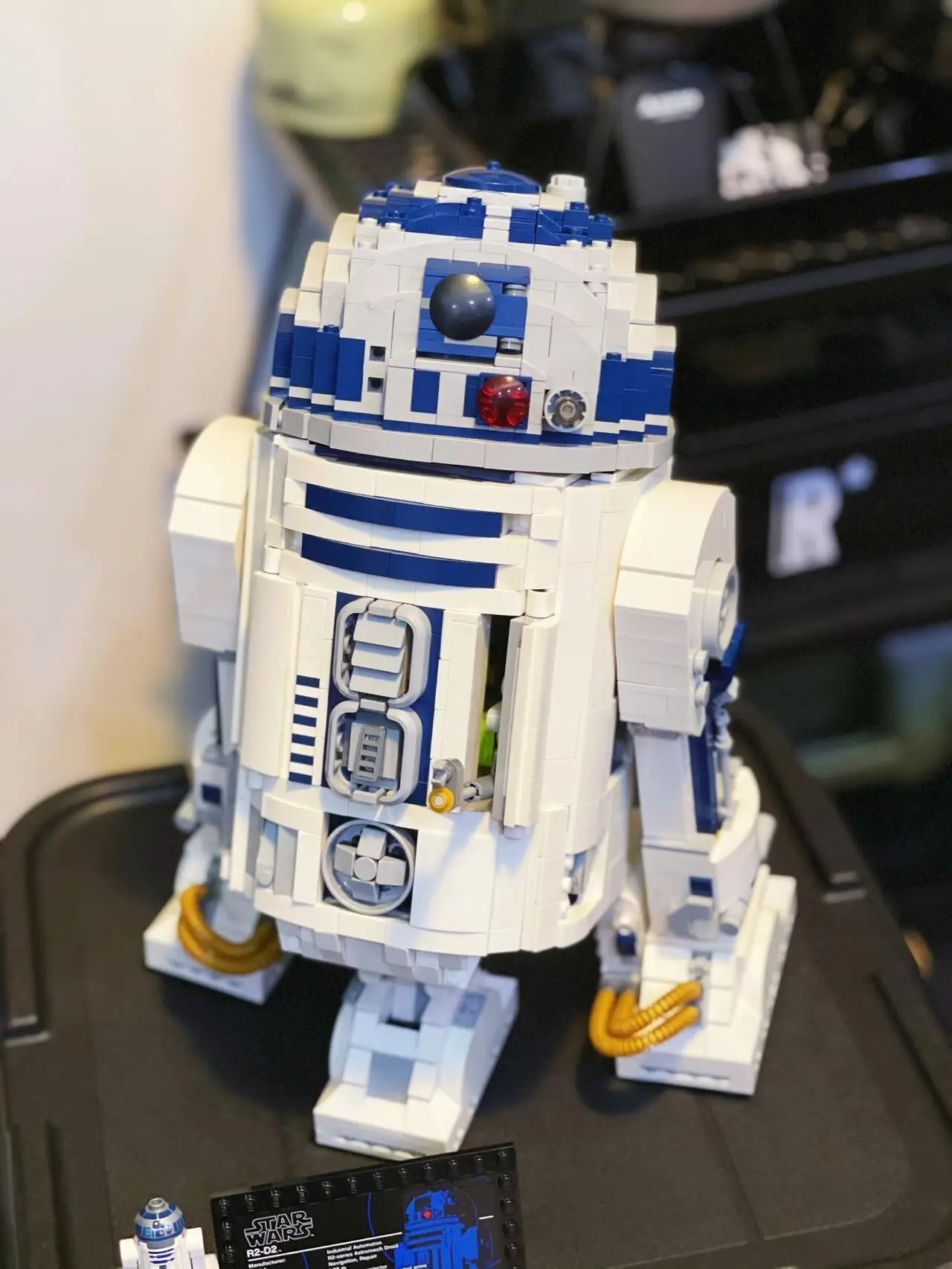 Hot Toys NEW FIT R2-D2 Robot Star Space Union Building Block Model Bricks Compatible  MINI 75379 Boy Birthday Gift Toy Kid