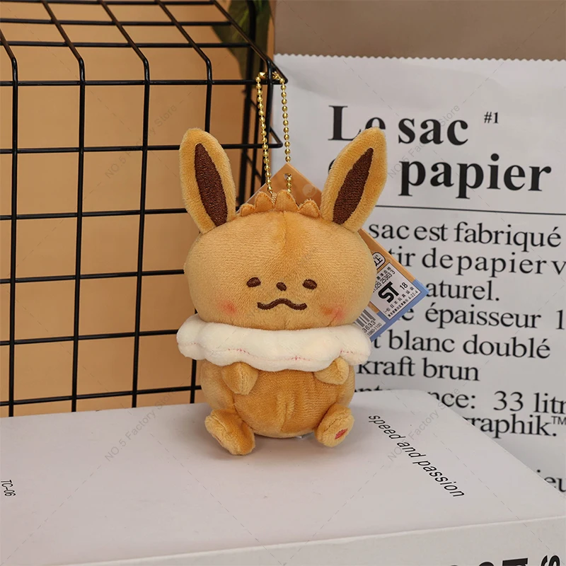 6 Stile Pokemon Gengar Eevee Bulbasaur Squirtle Charmander Plüschpuppe Rucksack-Anhänger Schlüsselanhänger Stofftier Halloween-Geschenk – Detail 3