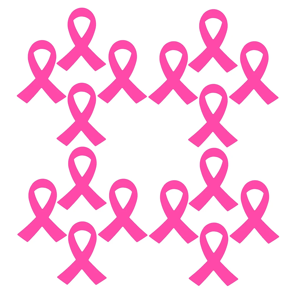 

320 Pcs Breast Cancer Awareness Stickers Stickers Promotional Pink Ribbon Breast Cancer Awareness Women Health Diy Supplies