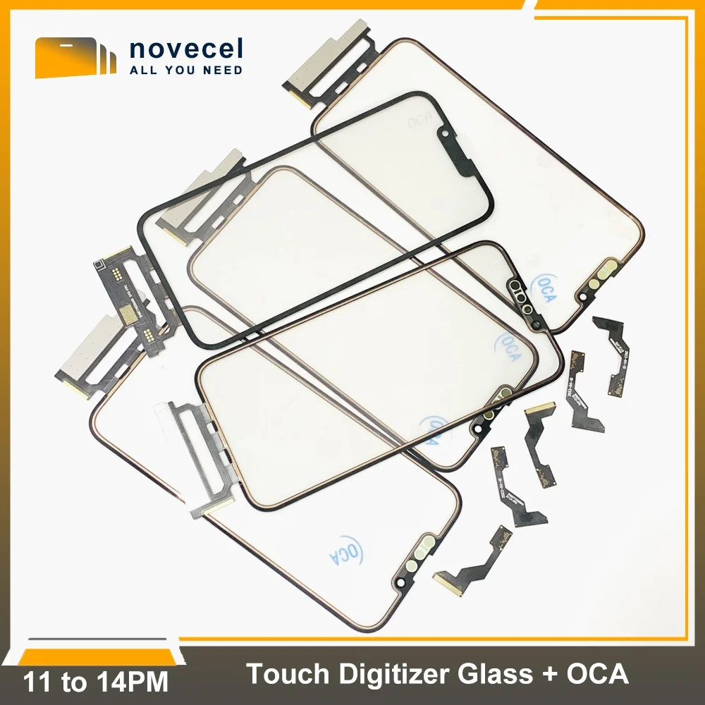 

Novecel 5pc 13 promax 1:1 Similar OEM Touch Screen Digitizer Panel NO IC With OCA For iPhone 11 12 13 14LCD Screen Replacement