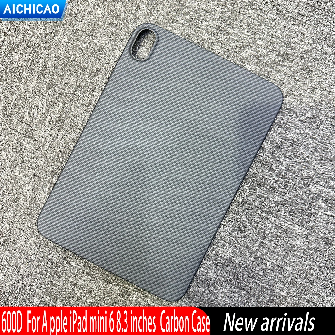 ACC-600D Carbon Fiber Case For Apple Ipad Mini 6 8.3 Inches 2020 2021 2022 Protective Shell Aramid Fiber Material Hard Shell