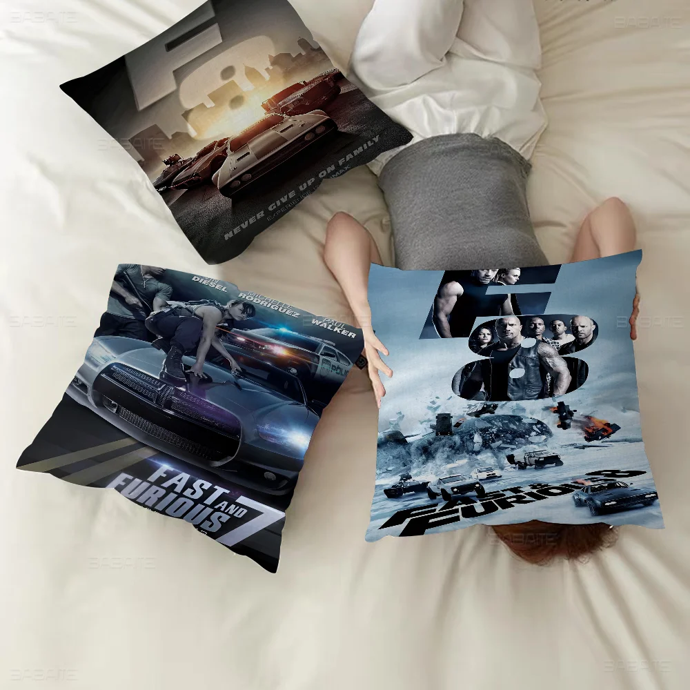 Fast And Furious Classic Vintage Pillow Cover Design Cushion Cover Decor Holiday Decorati