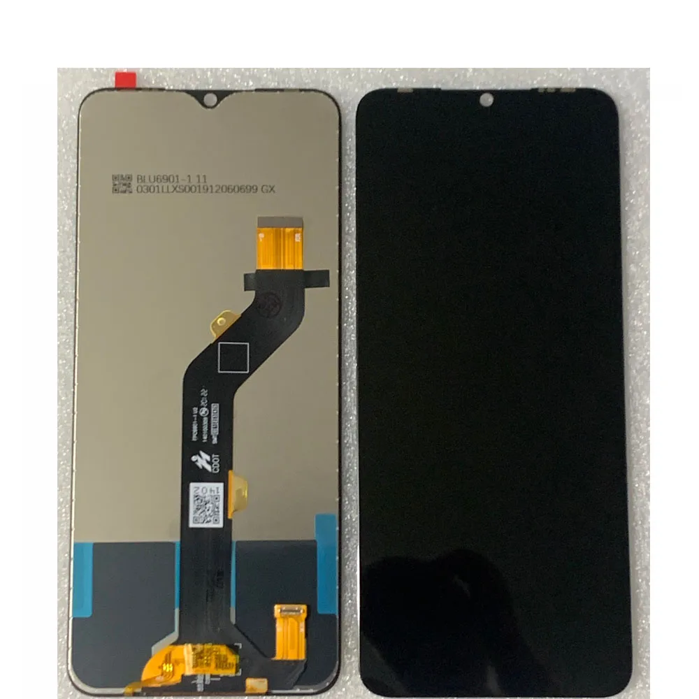 Black 7.0 inch For Tecno Pouvoir 4 LC7 LCD Pouvoir 4 Pro Display Touch Screen Digitizer Assembly Replacement LC8  display touch