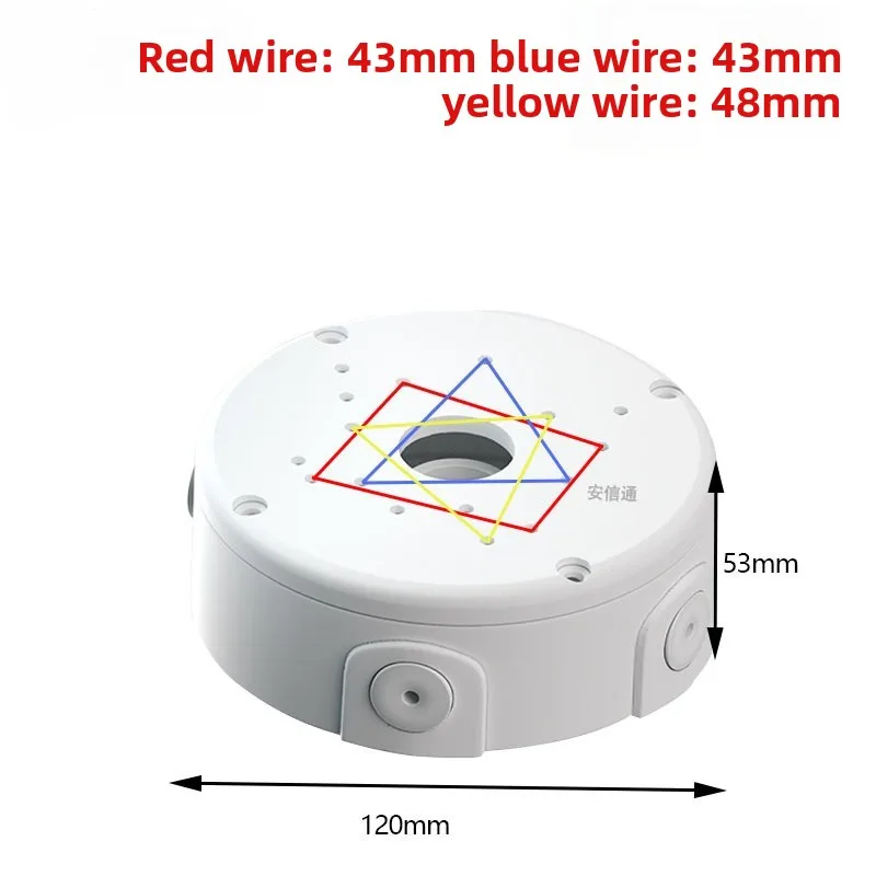 Water-Proof Junction Box for Dahua IP Camera CCTV Accessories Mount Bracket Support Dome & Bullet Surveillance