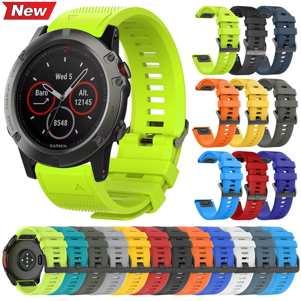 �y�Z�[�����zQuickFit 22mm 26mm �X�|�[�c�X�g���b�v Garmin Fenix 5 5X Plus 6 6X 7 7X E/Fenix8/Forerunner 970 965/Epix Pro 47mm 51mm �V���R���o���h�p