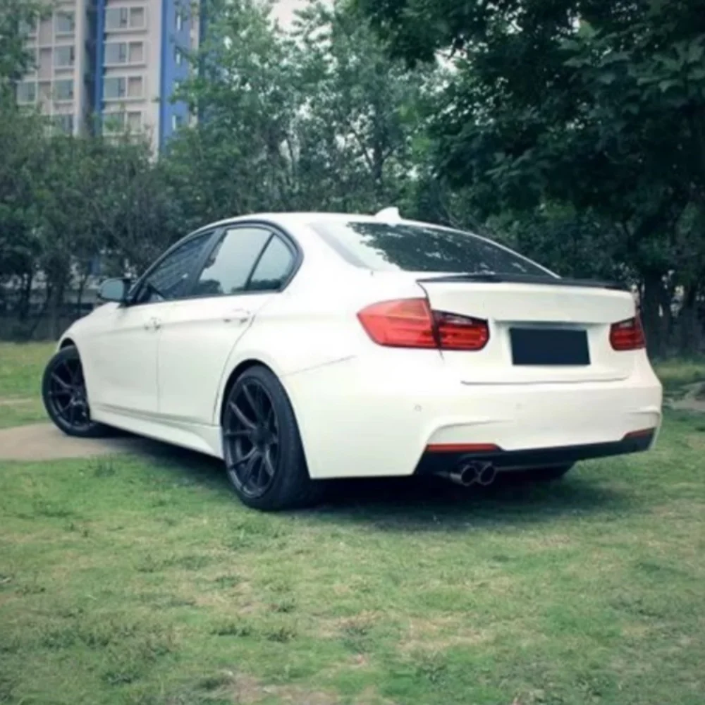 Kit sin pintar para BMW Serie 3 F30 F35 rejilla de parachoques trasero delantero modificado falda lateral labio trasero