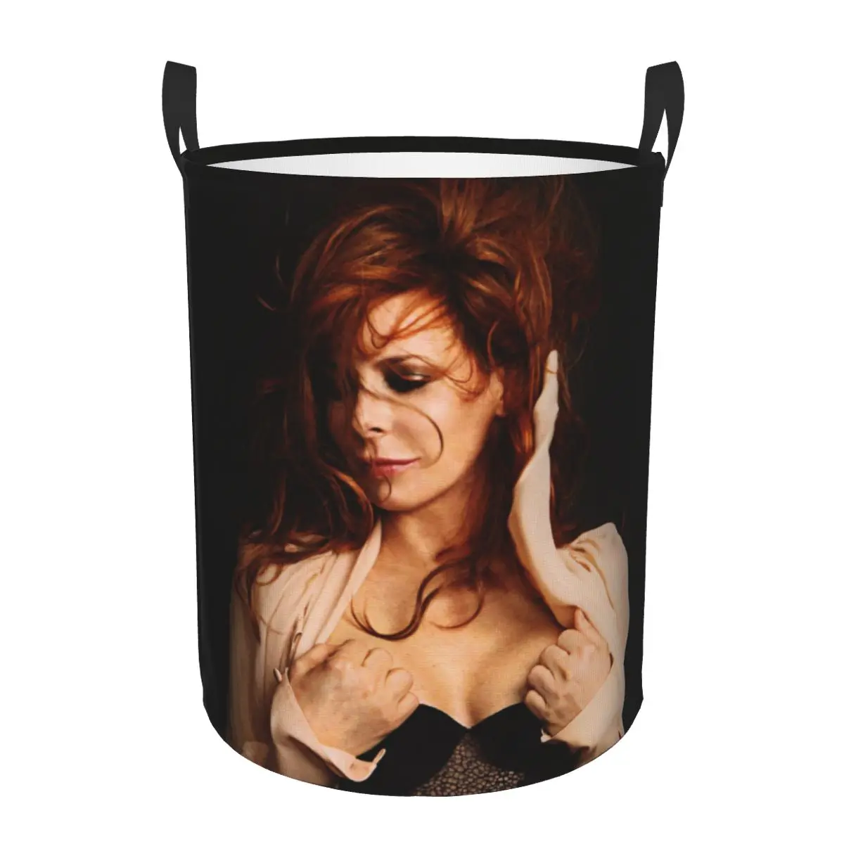 Lovely Mylene Farmer Laundry Hamper Large Storage Basket French Singer Girls Boys Toy Organizer