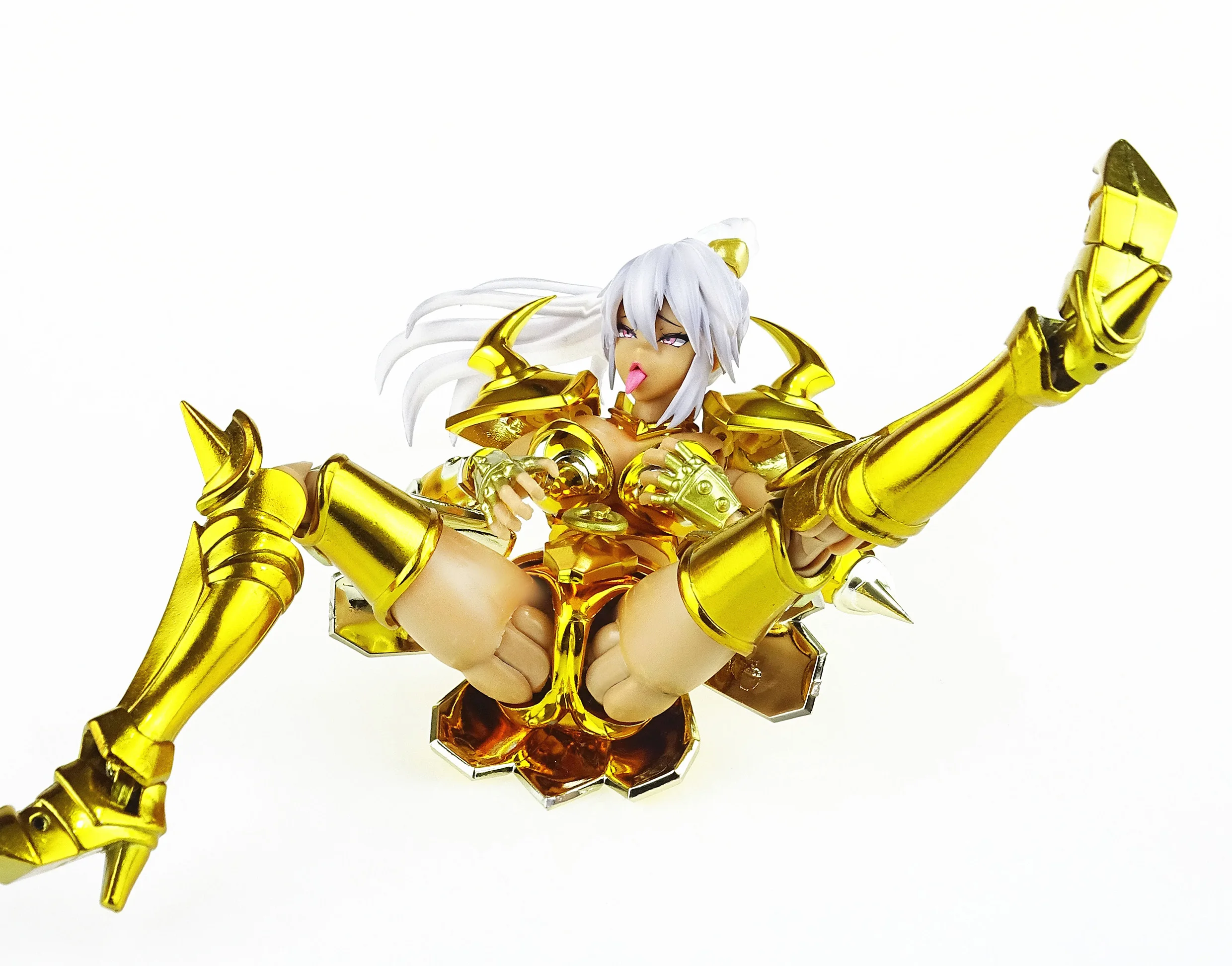 Nuevos grandes juguetes/Gt Saint Seiya Myth Cloth Ex Taurus santo contrato femenino Caballeros del zodiaco figura de acción modelo juguete niño regalo Stock