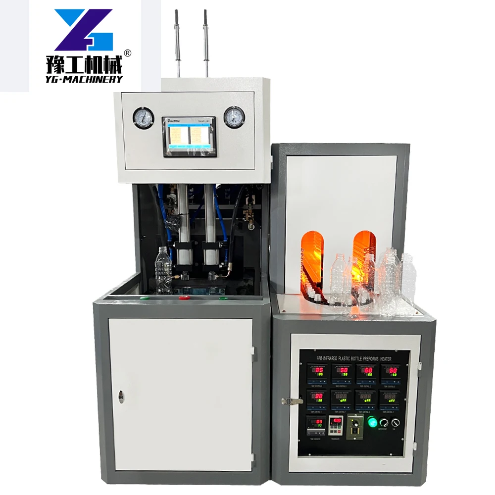 

Customized Fast Delivery Technical Support 2 Cavities Semi Automatic Blow Molding Machine PLC Control System For PET Plastic Wa