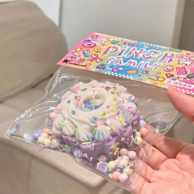 Juguete para apretar, pastel, gofre, alivio del estrés, juguete blando, mochi, antiestrés, juguetes sensoriales de rebote lento para niños y adultos