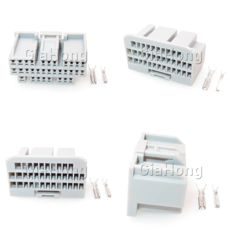 1 Set 32 Ways 179681-6 Grey AC Assembly Automobile Plastic Housing Unsealed Wiring Harness Electrical Composite Socket