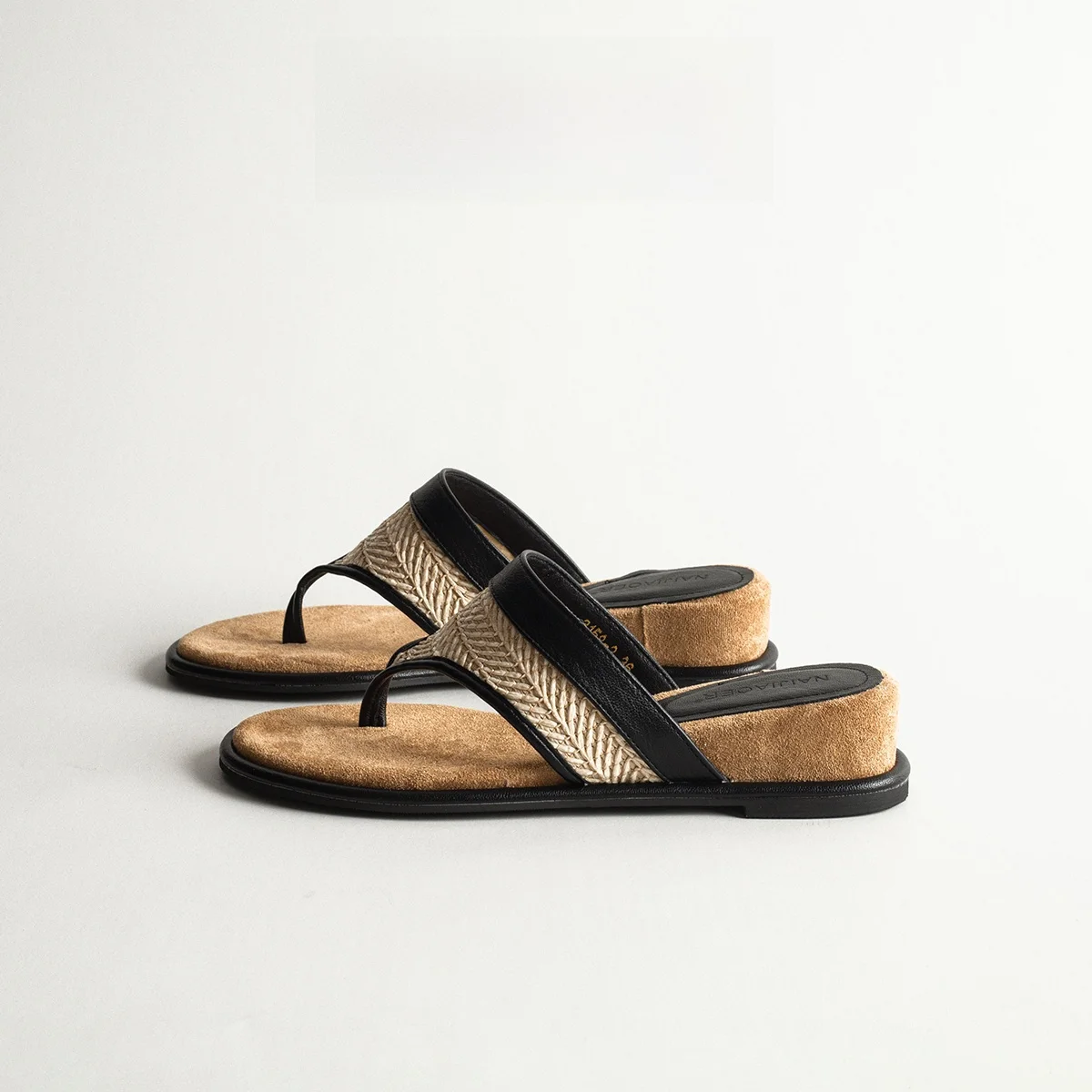 

Retro Woven Thick Heel Sandals Women Summer Outdoor Fashion Casual for Skirts Beach Vacation Cool Slippers Open Toe Slippers