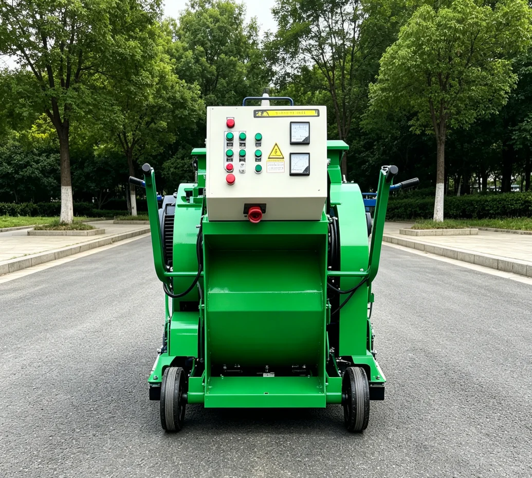 Industrial Walk Behind Shot Blaster Machine Concrete Floor Grinder Rust Paint Layer Stripping Cleaning System