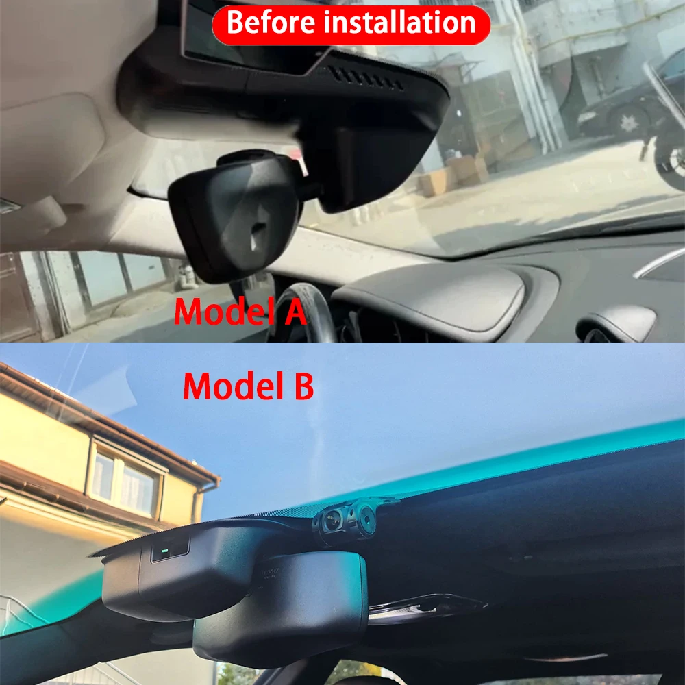 for Maserati Ghibli M157 2014-2024 4K 2160P Dash Cam Front Rear Car Camera DVR Wifi Plug & Play Video Recorder Loop Recording