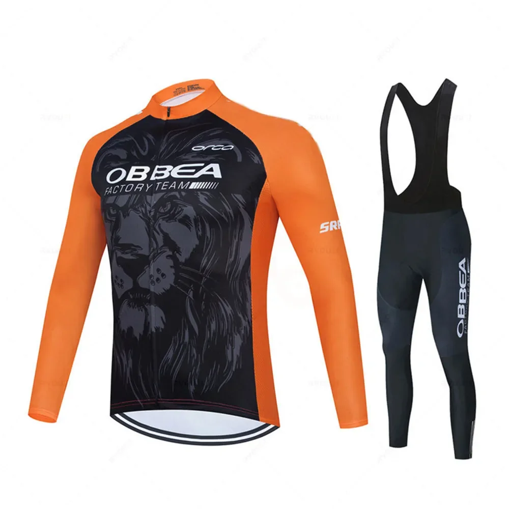 Orca New Pro Team 2025 Men Spring and Fall Racing Cycling Jersey Set Mountian Bike Clothes Wear Ropa Ciclismo Ciclismo Clothing