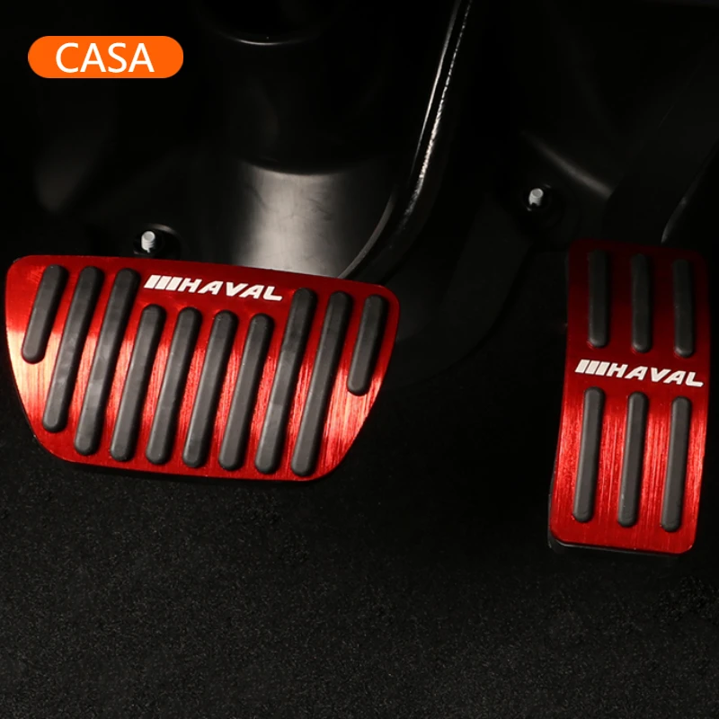 For Great Wall Dargo Second-generation Accelerator Pedal Anti Slip Cover Sleeve Aluminum Alloy Interior Modification Decoration