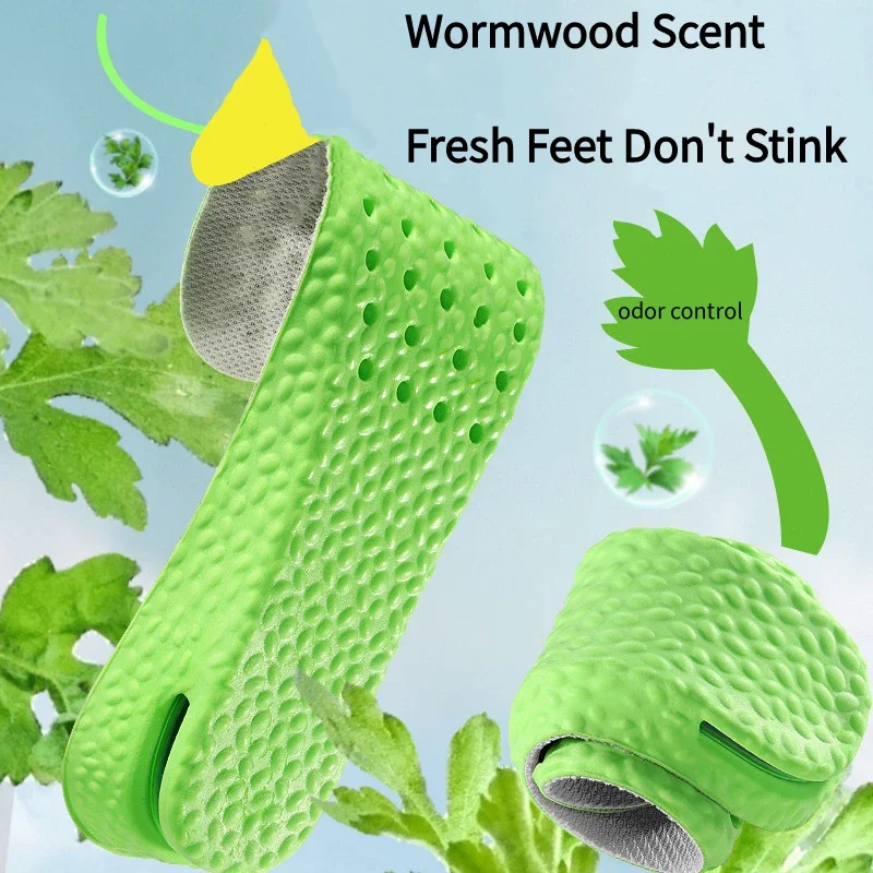 New Air Cushion Height Enhancement Insole Breathable Sweat and Anti-Odour Insole Shock Absorbing Insole for Sports Shoes 1Pair image 5