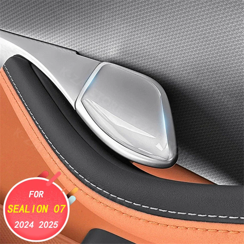 Car interior decoration accessories, door handle protection patch For BYD Sea lion 07 2024 2025