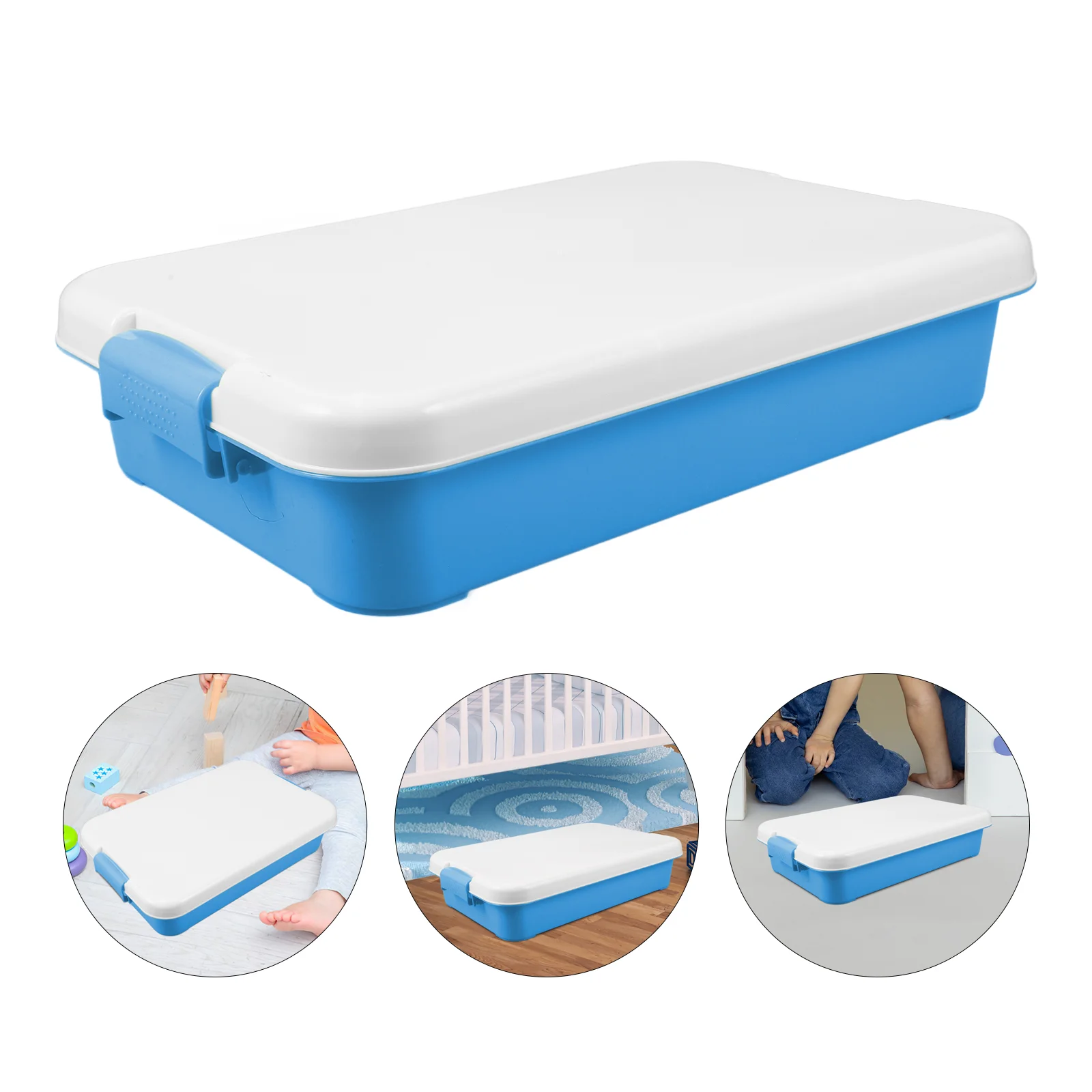 Sand Plastic Mold Portable Sandbox Tray With Lid Tots Toys Ultra Light Outdoor Empty Toddler