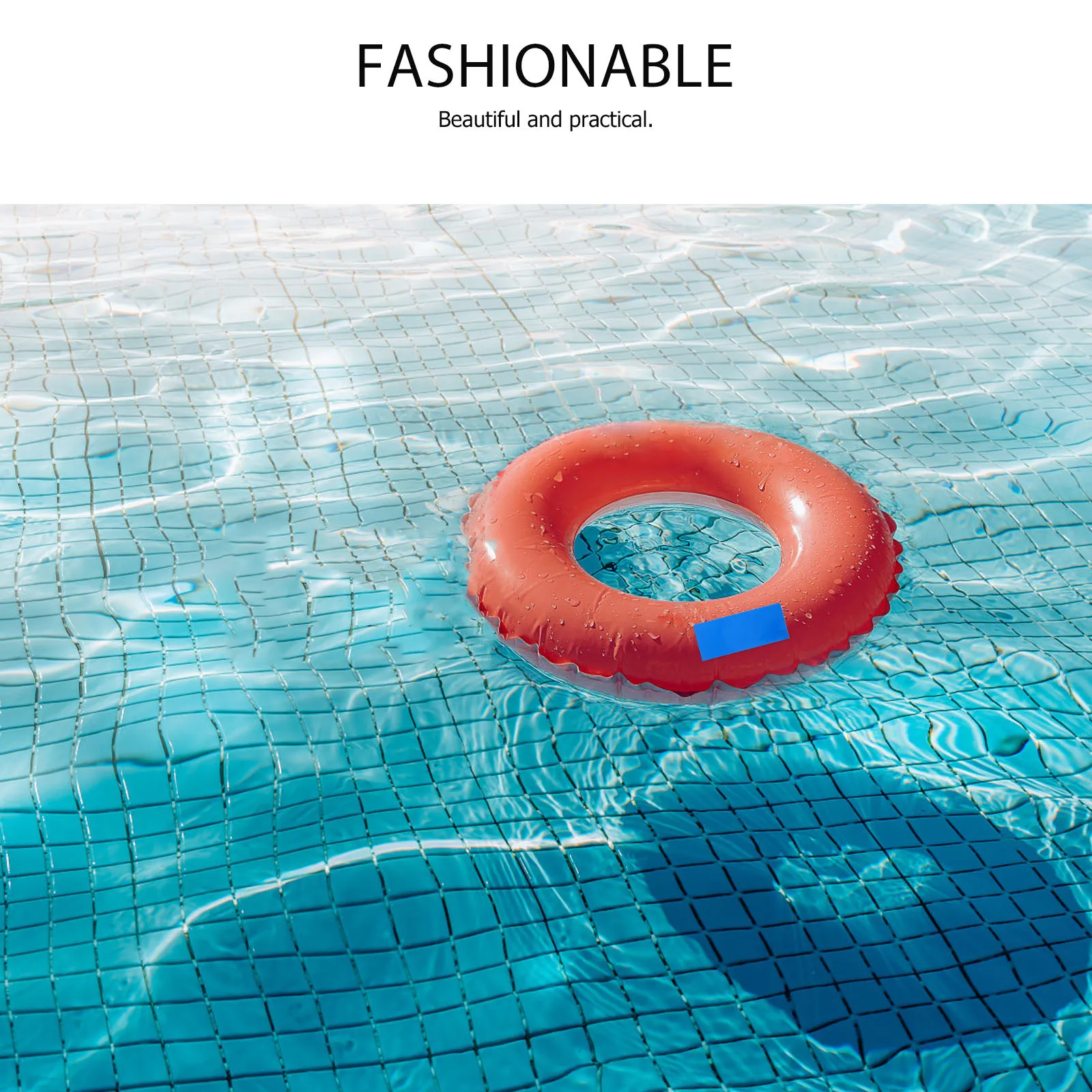 10 個のスイミングプール修理パッチ自己粘着防水 PVC 修理キットインフレータブル水泳リングエアベッド用実用的な修理ステッカー