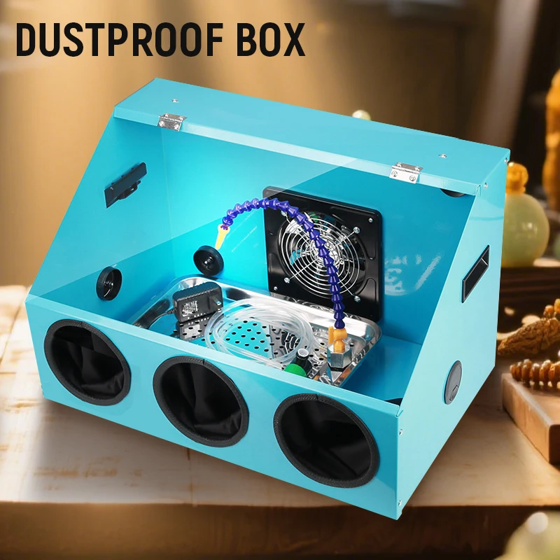 

Metal Carving Dust Proof Box Metal Engraving Dust Enclosure Dustproof Protective Cover Dust Proof Enclosure for Engraving