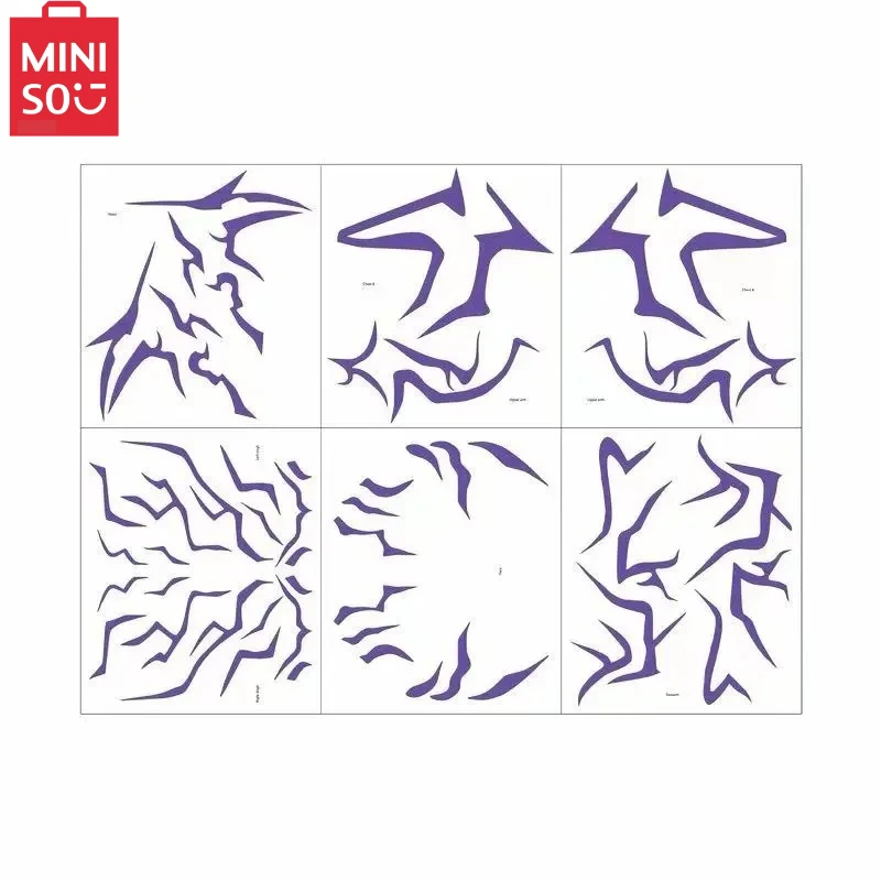 

Anime Huntrix Demo N Hunters K-Pop Devil Boys Jinu Rumi Tatoo Prop Tattoo body stripe stickers Cosplay Costume Halloween Party