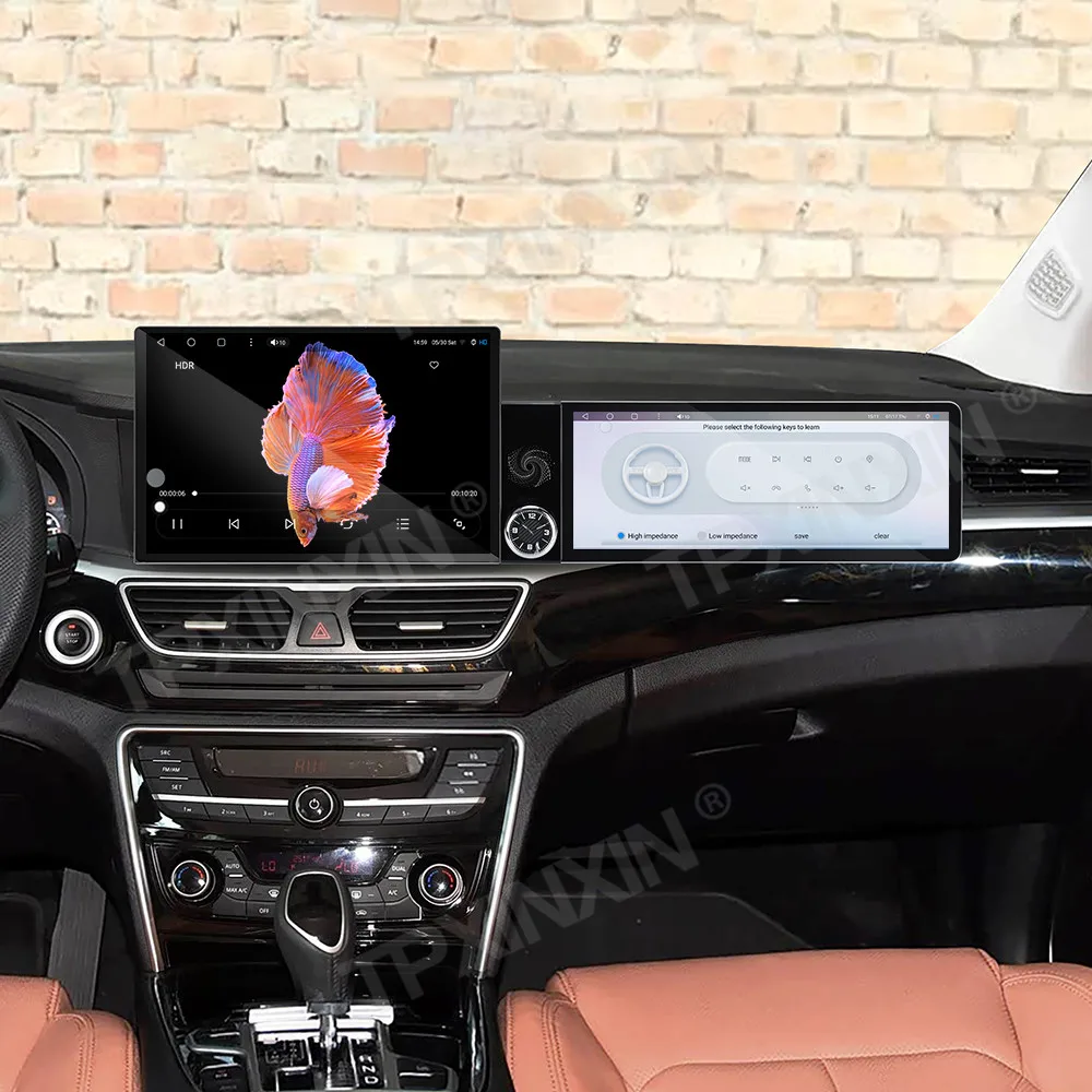 Different Type Dual Screen Car Radio For Geely Borui GC9 2015-2016 Car Multimedia Video Player GPS Navigation Carplay Head Unit