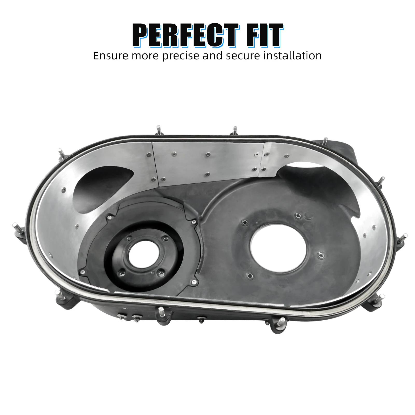 NICECNC For Can-Am Maverick X3 2017 Belt Clutch Cover Guard Kit MAX R RR Turbo XRC XMR STD Aluminum Laser Cut Replaces 420212605
