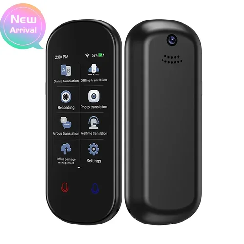 2025 nuevo traductor de voz inteligente AI 138 idiomas soporte portátil WiFi pantalla táctil 3D completa foto grabación sin conexión traducción