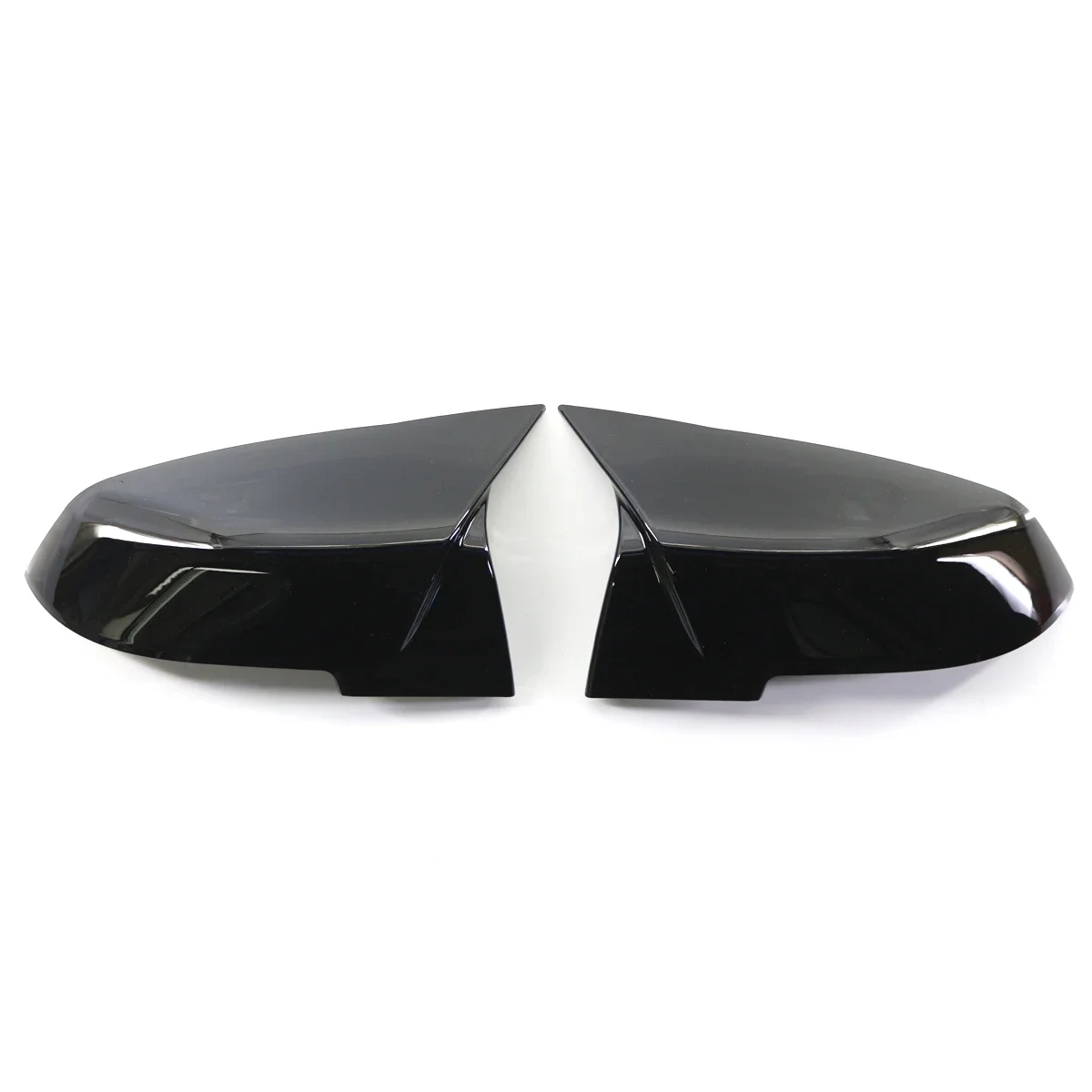 1 Pair Gloss Black Side Mirror Cover Cap Rearview M4 Style For BMW F20 F21 F23 F87 M2 F30 F31 F34 F32 F33 F36 X1 E84 Car Styling