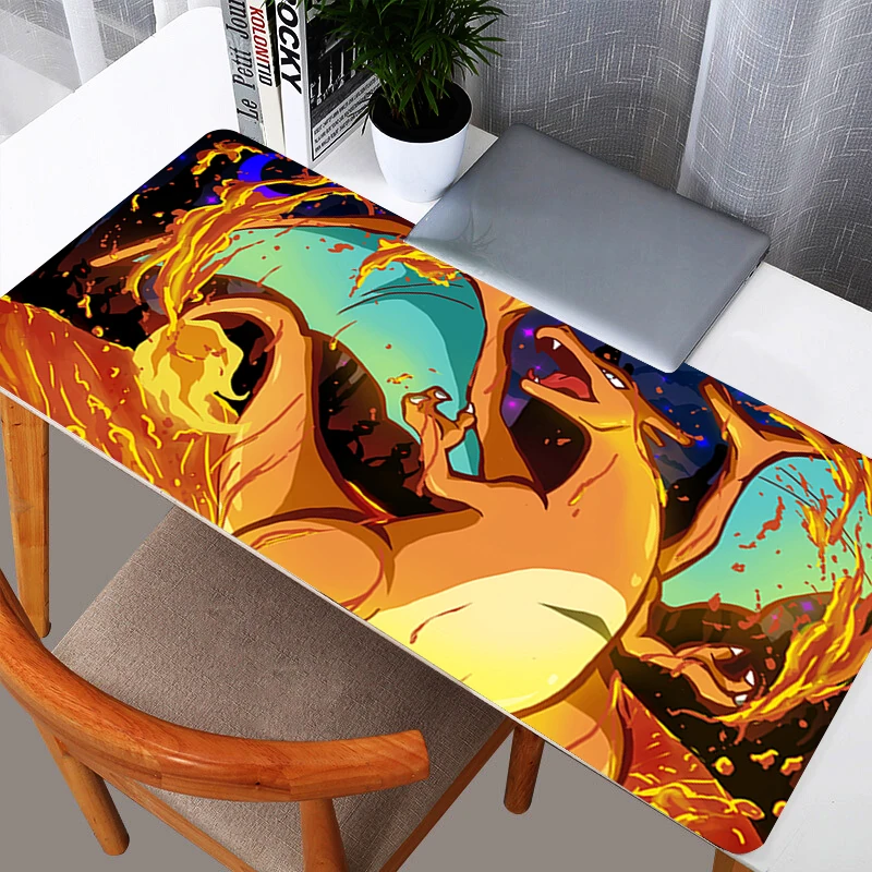 Mouse Pad Pokemon Pikachu Anime Gaming Large Dywan Gamer Keyboard Desk Mat Table Carpet Mousepad XXL 900x400 For Computer
