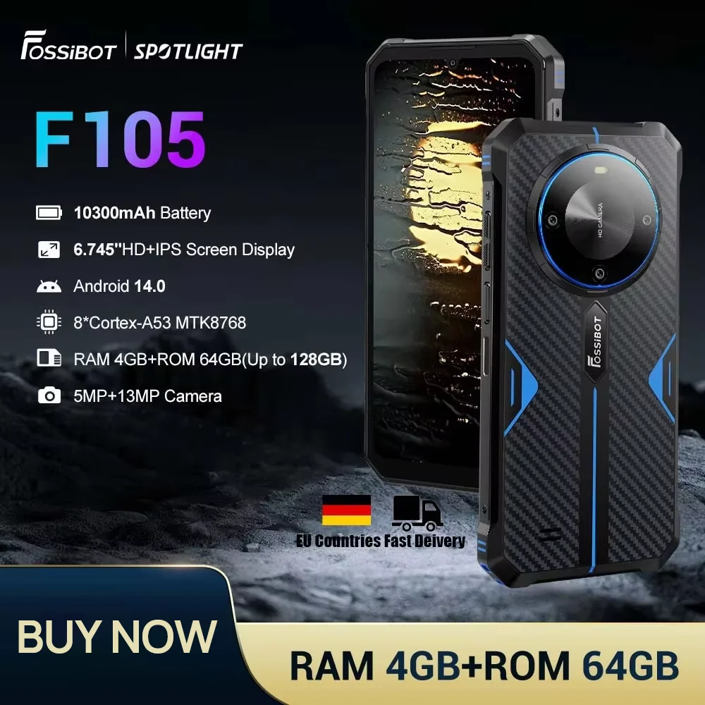 [World Premeire] FOSSiBOT F105 Rug Phone 6.745