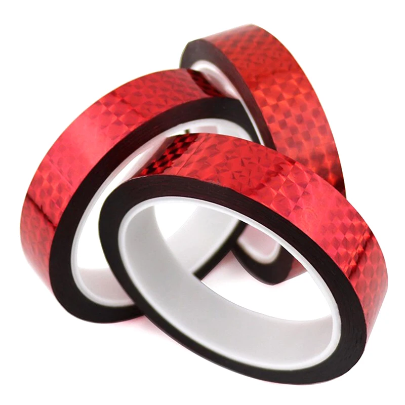 30M Rhythmische Gymnastik Ring Dekoration Holographische Glitter Band Künstlerische Hoops Stick Aufkleber Flash Band DIY