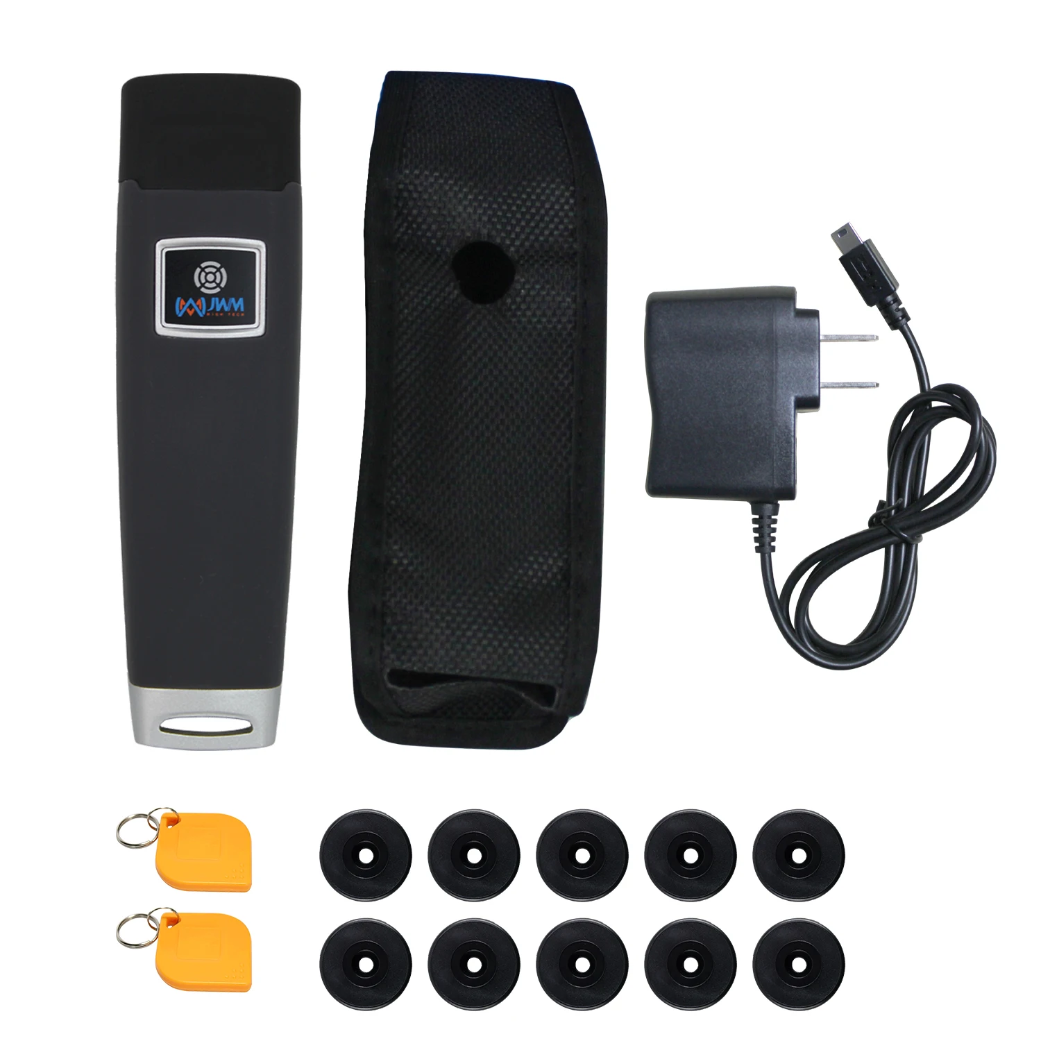 

JWM Guard Patrol System, 125kHz RFID Guard Tour Checkpoint Wand with LCD Screen, Guard Tour Security Systems