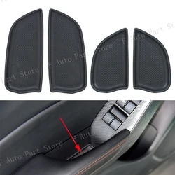 For Mazda 3 Axela 2014 2015 2016 2017 2018 2019 Car Interior Front Rear Door Handle Slot Rubber Pad Cover Cap Lid