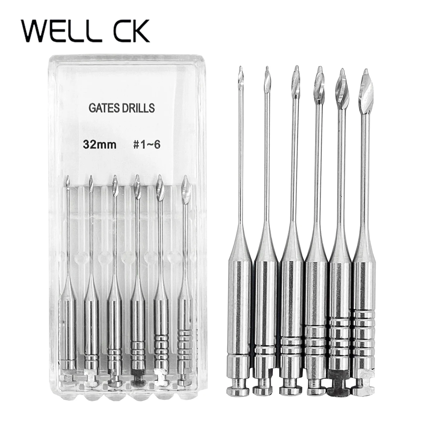 Dental Tools Root Cannal Endo Gate Drill File 28mm 32mm Stainless Steel Endodontic Instruments Dentist Dentistry Odontologia