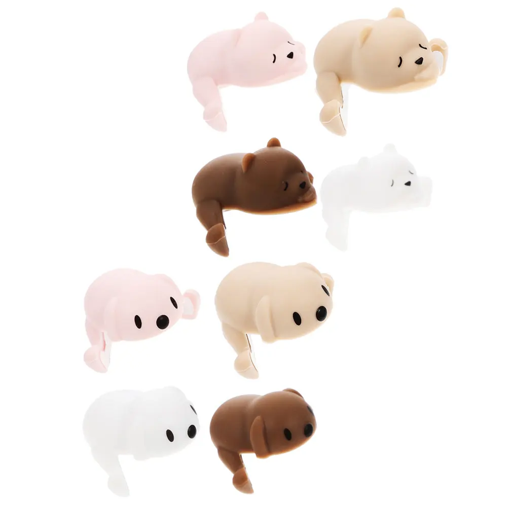 

8 шт., детские угловые протекторы, силиконовые защитные приспособления для журнального столика, бамперы для краев мебели, детские защитные накладки с мультяшным дизайном, настенные угловые чехлы