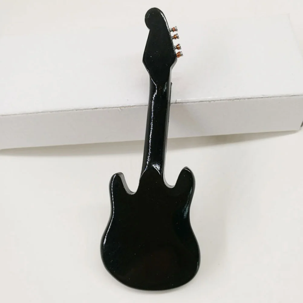 Model basu miniaturowa gitara zabawka kreatywny krajobraz rekwizyt ozdoba domu dekoracje