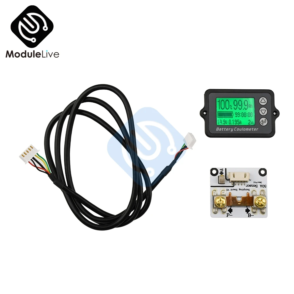 6133ALCD TK15 100A 350A Vehicle Battery Capacity Tester Car Current Power Monitor Indicator Ammeter Voltmeter Voltage Detector