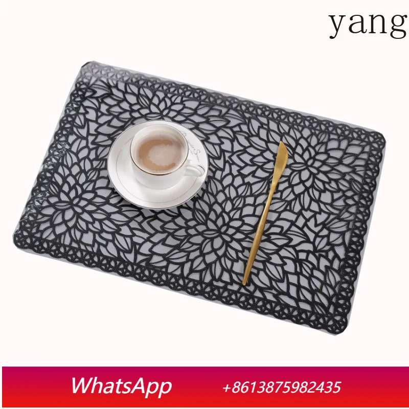 

cx waterproof and oil-proof, easy to clean, non-slip placemat, heat insulation and wear-resistant double-layer dining table mat