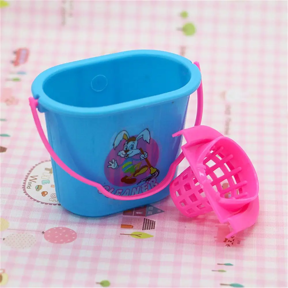 9 ピース/セット新スタイル子供教育安物の宝石クリーニングキットドールハウス家具ミニ人形アクセサリーモップほうきおもちゃ家庭用ツール