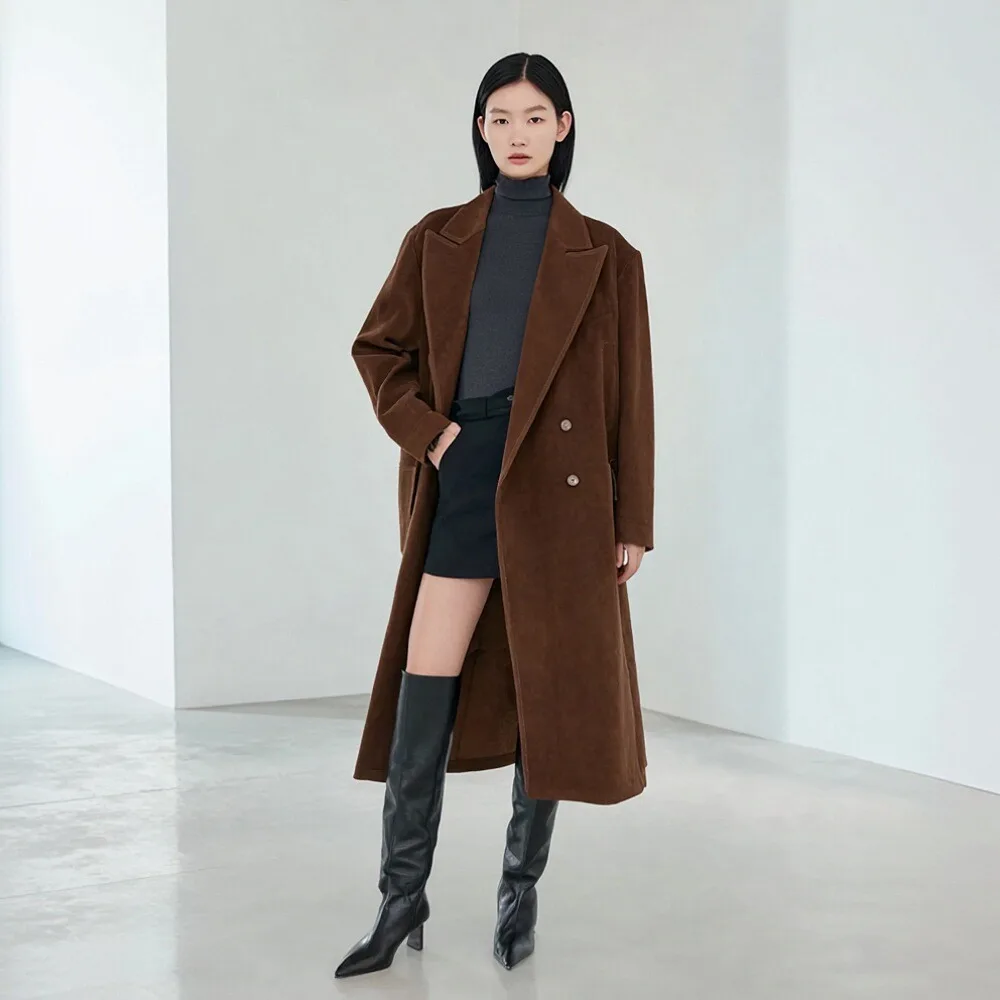 

Осенне-зимнее повседневное женское пальто без украшения, модная верхняя одежда для женщин, удобная верхняя одежда
