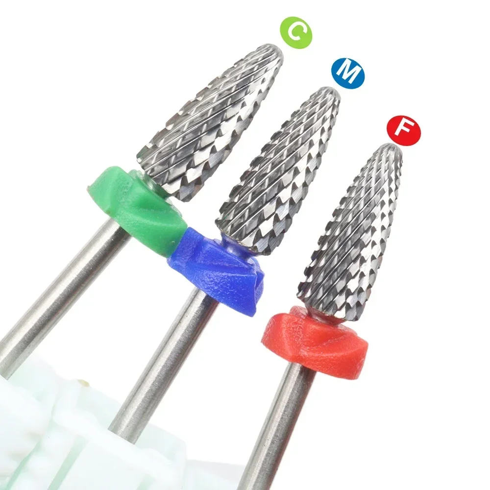 Hot 5mm Tungsten steel Burs small Professional Nail Art Electric Drill Machine Manicure Pedicure Accessories Carbide nail drill