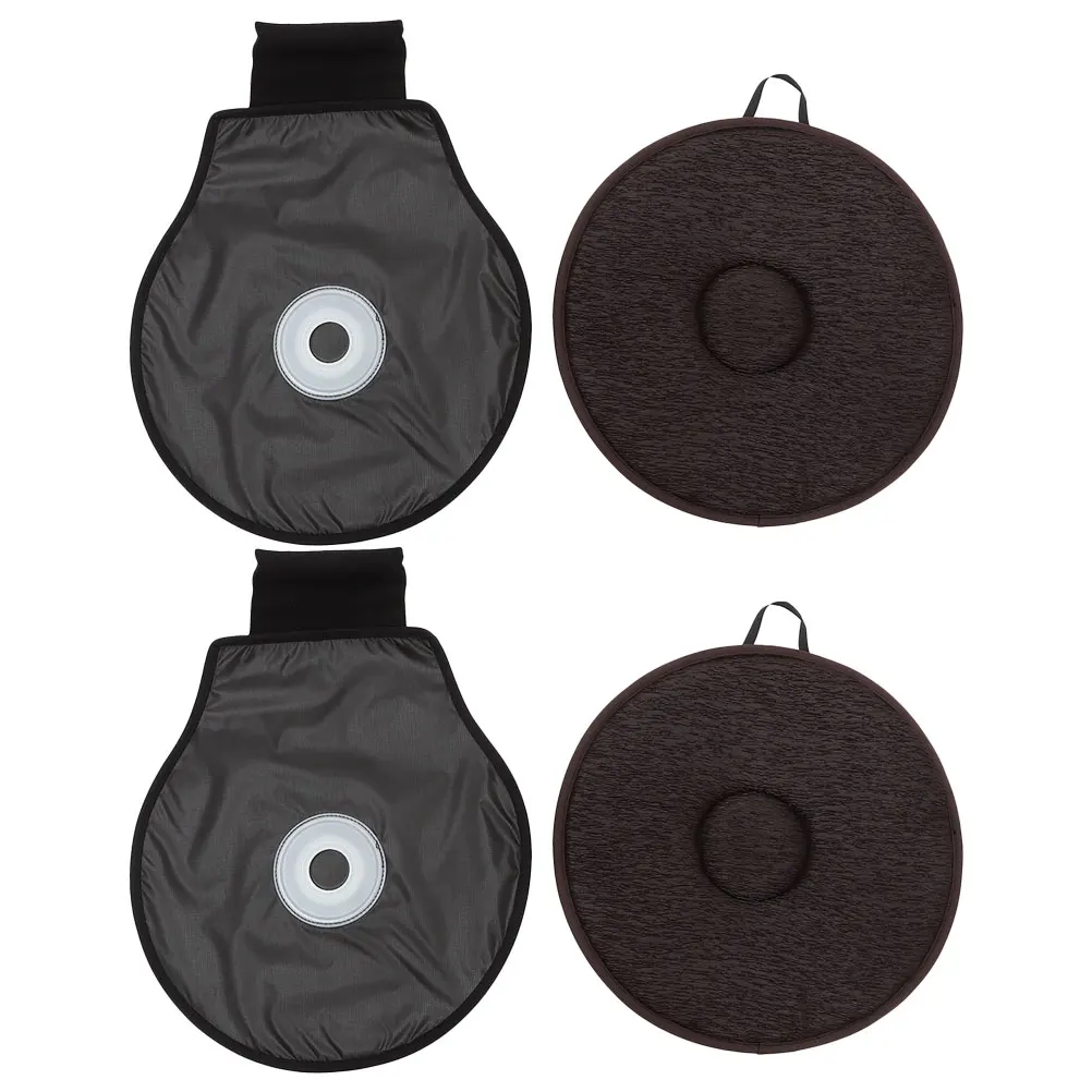 

2Pcs Rotating Car Seat Cushion for Adults Elderly Nonslip Bottom 360° Swivel Cloth Pad Multi-functional Car Interior